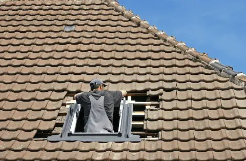 Pose de velux - Muro